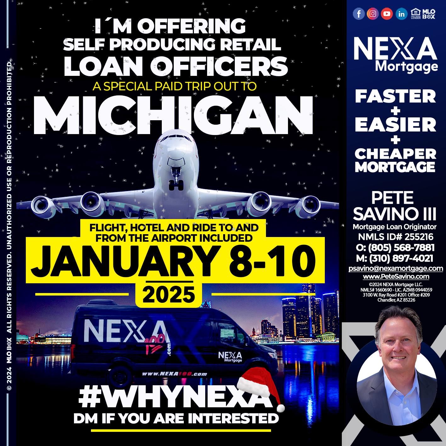 michigan trip - Pete Savino III -Mortgage Loan Originator