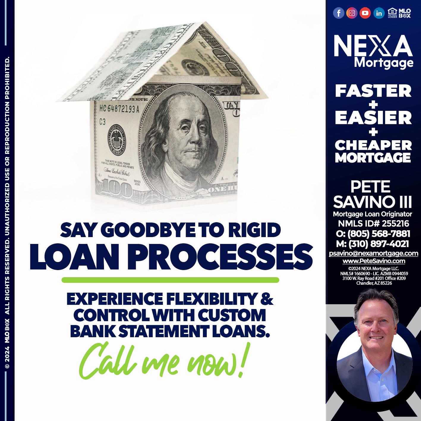 SAY GOODBYE - Pete Savino III -Mortgage Loan Originator