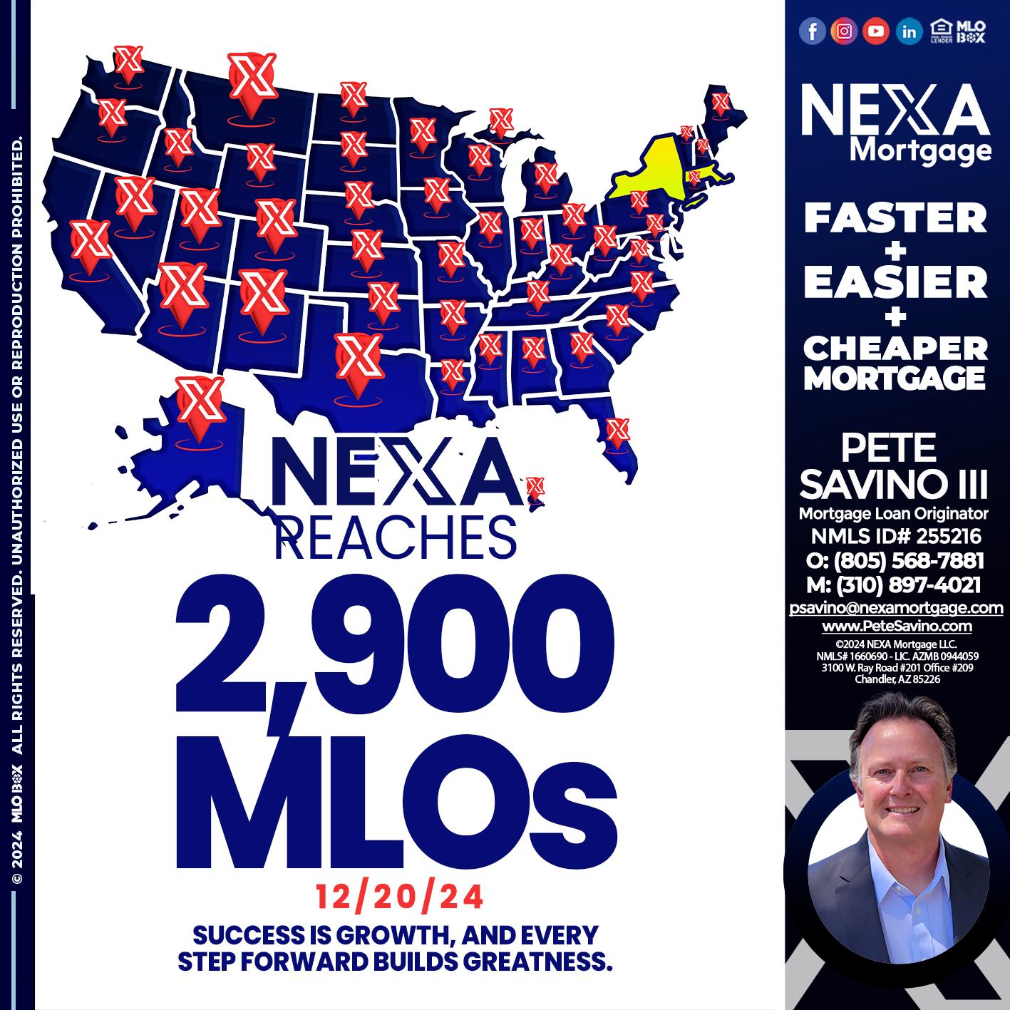 2900 MLOS - Pete Savino III -Mortgage Loan Originator