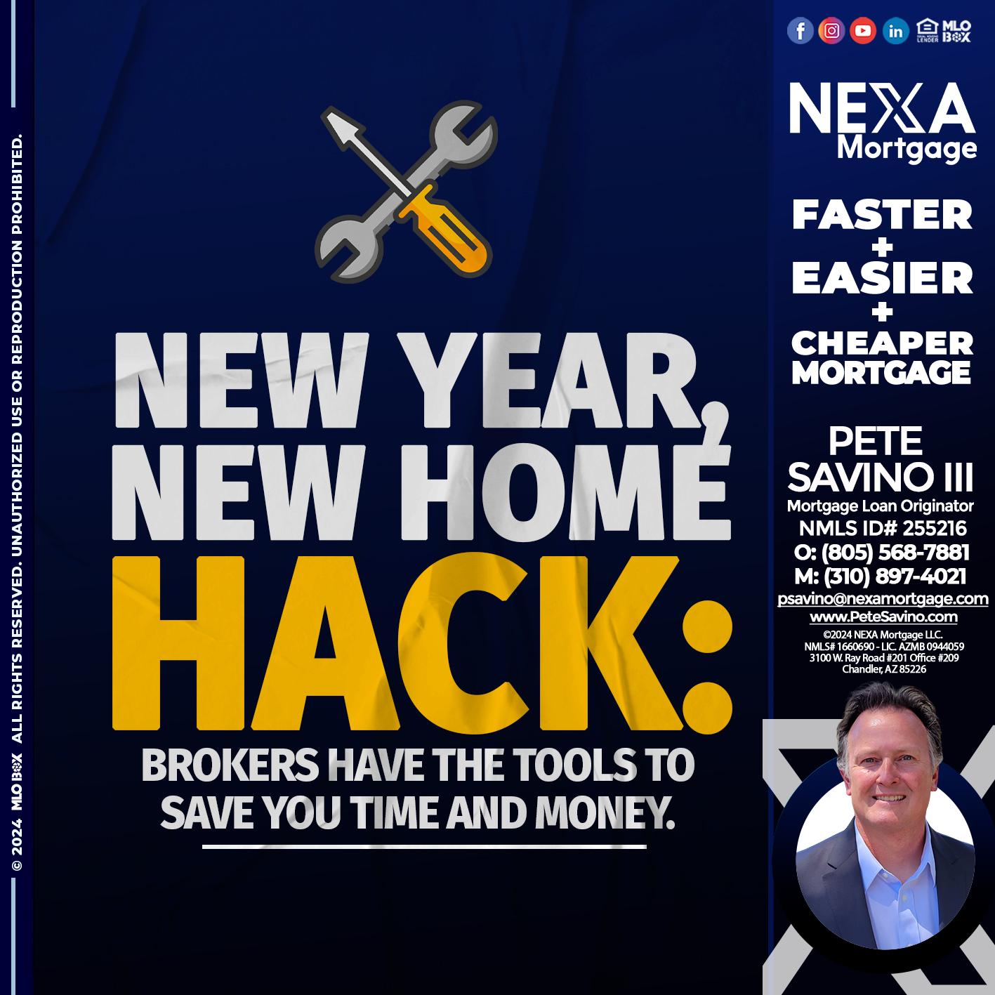 new year, new home - Pete Savino III -Mortgage Loan Originator