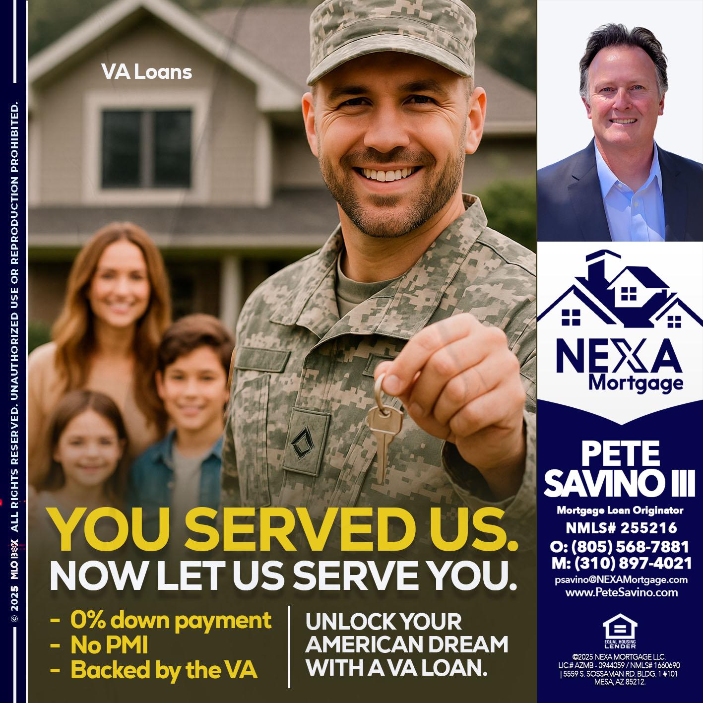YOU DESERVED - Pete Savino III -Mortgage Loan Originator
