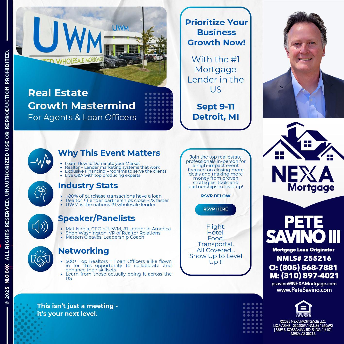 DETROIT TRIP - Pete Savino III -Mortgage Loan Originator