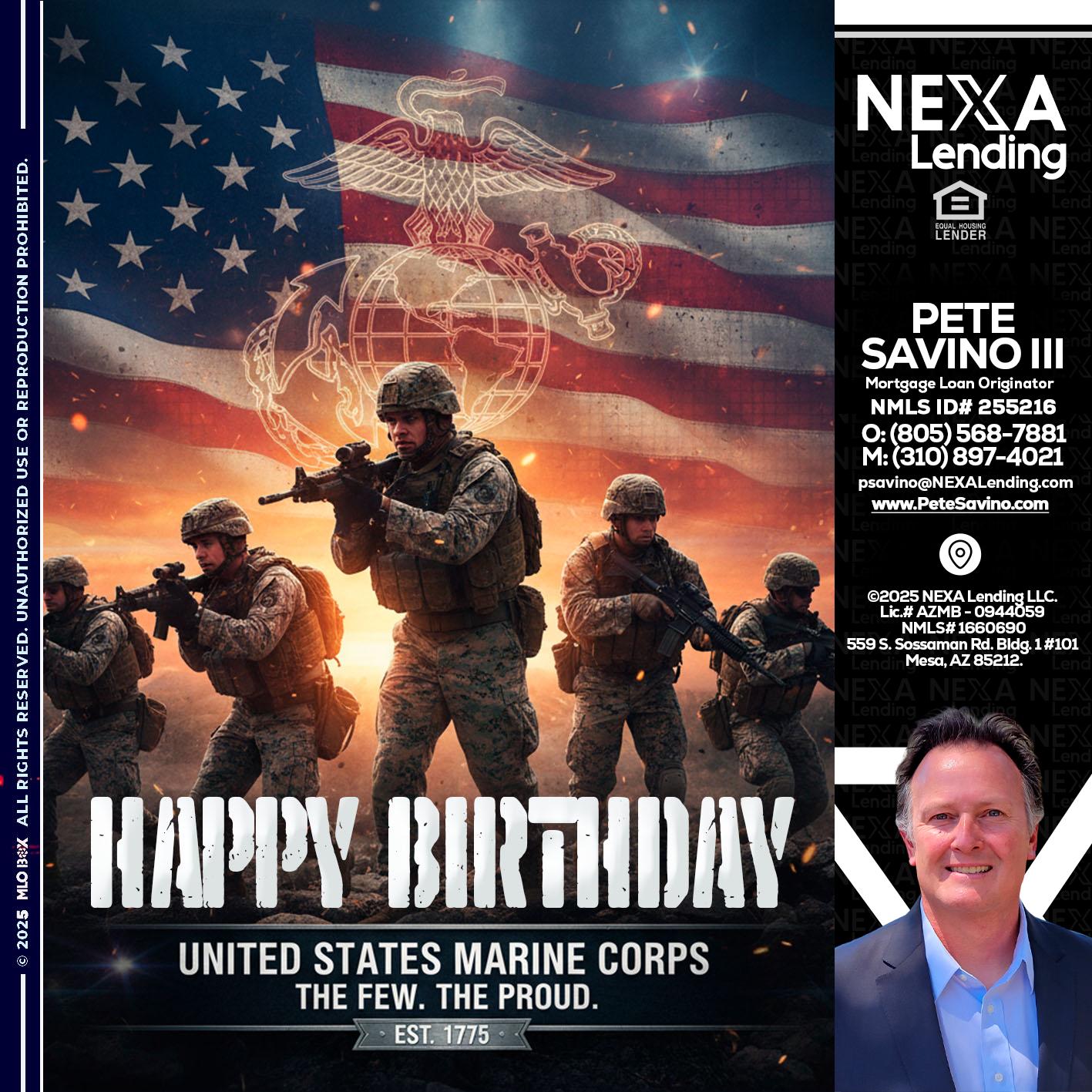 happy birthday - Pete Savino III -Mortgage Loan Originator