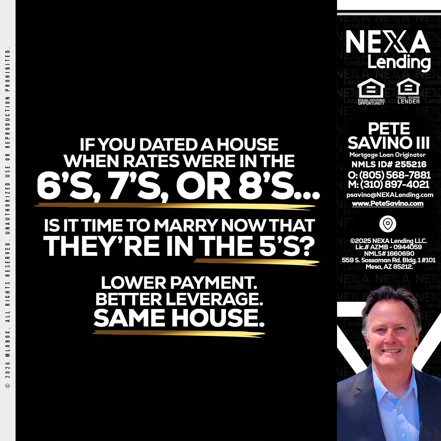 if you dated a house - Pete Savino III -Mortgage Loan Originator