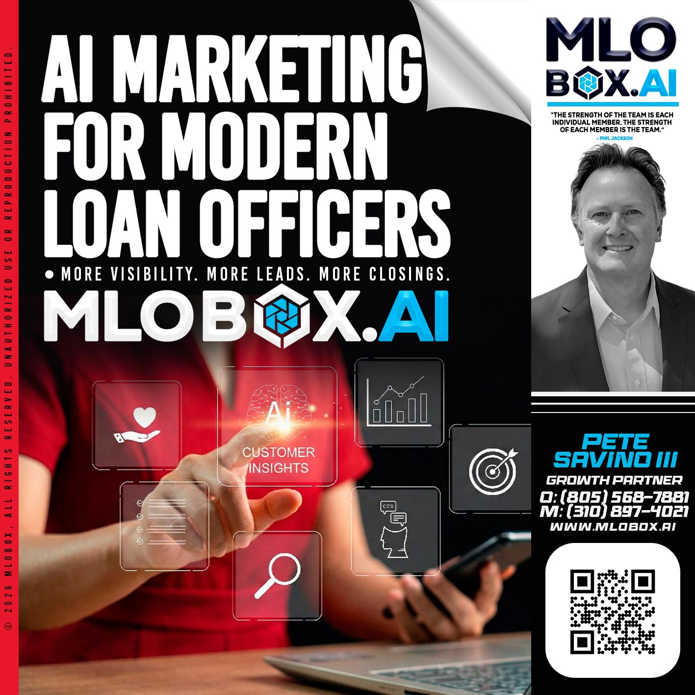 AI MARKETING - Pete Savino III -Mortgage Loan Originator
