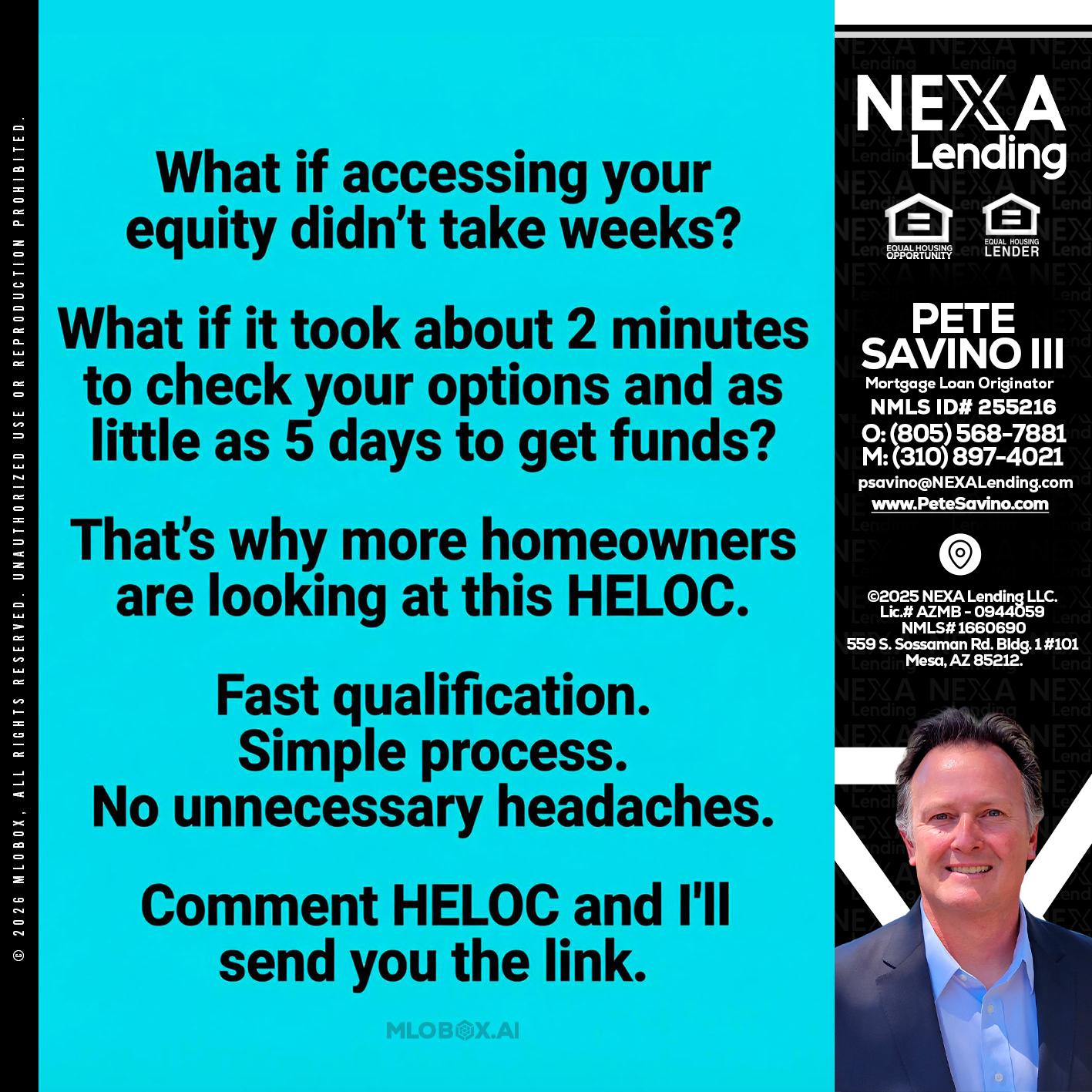 what if - Pete Savino III -Mortgage Loan Originator