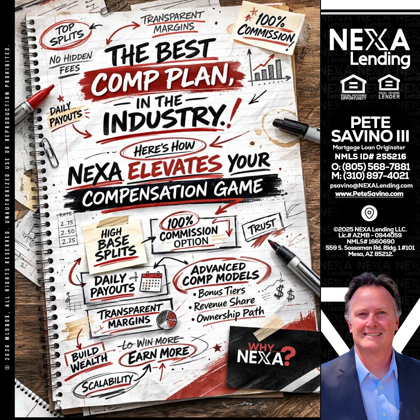 THE BEST COMP - Pete Savino III -Mortgage Loan Originator