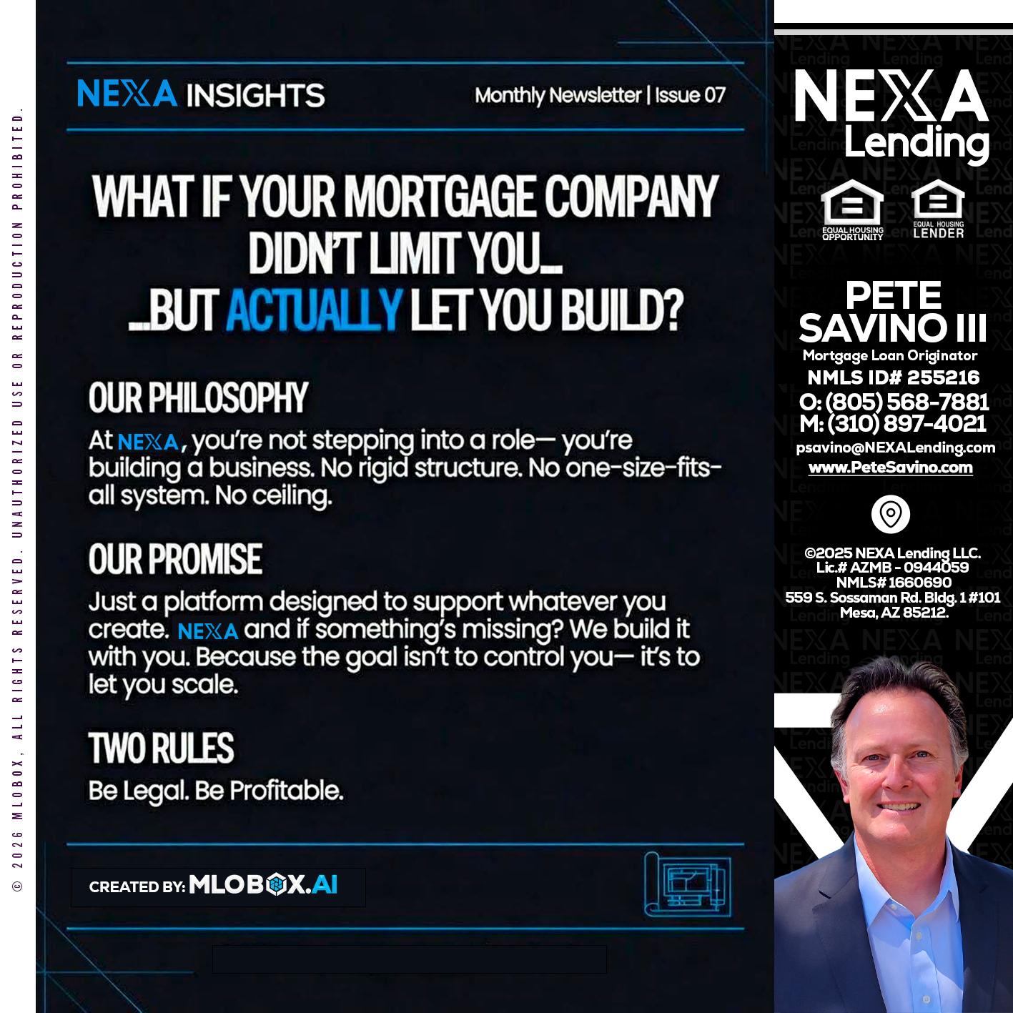 NEXA INSIGHTS - Pete Savino III -Mortgage Loan Originator
