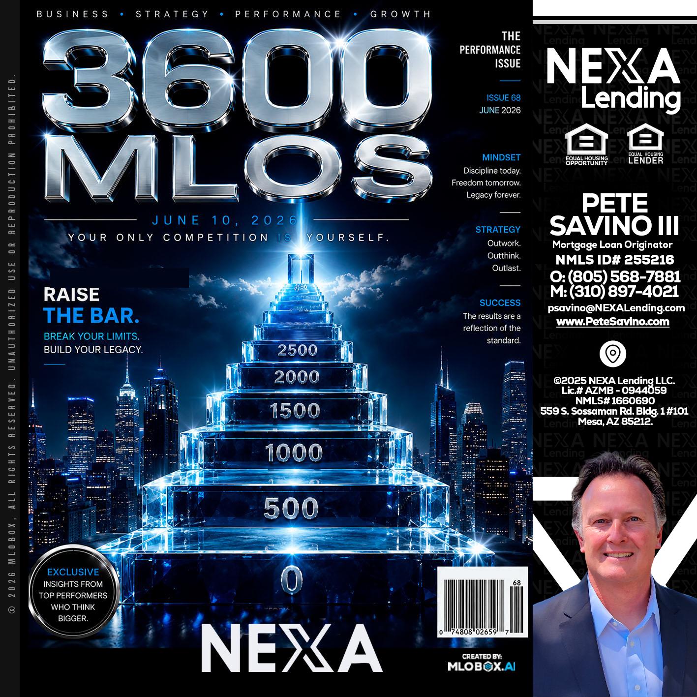 3600 MLOs - Pete Savino III -Mortgage Loan Originator