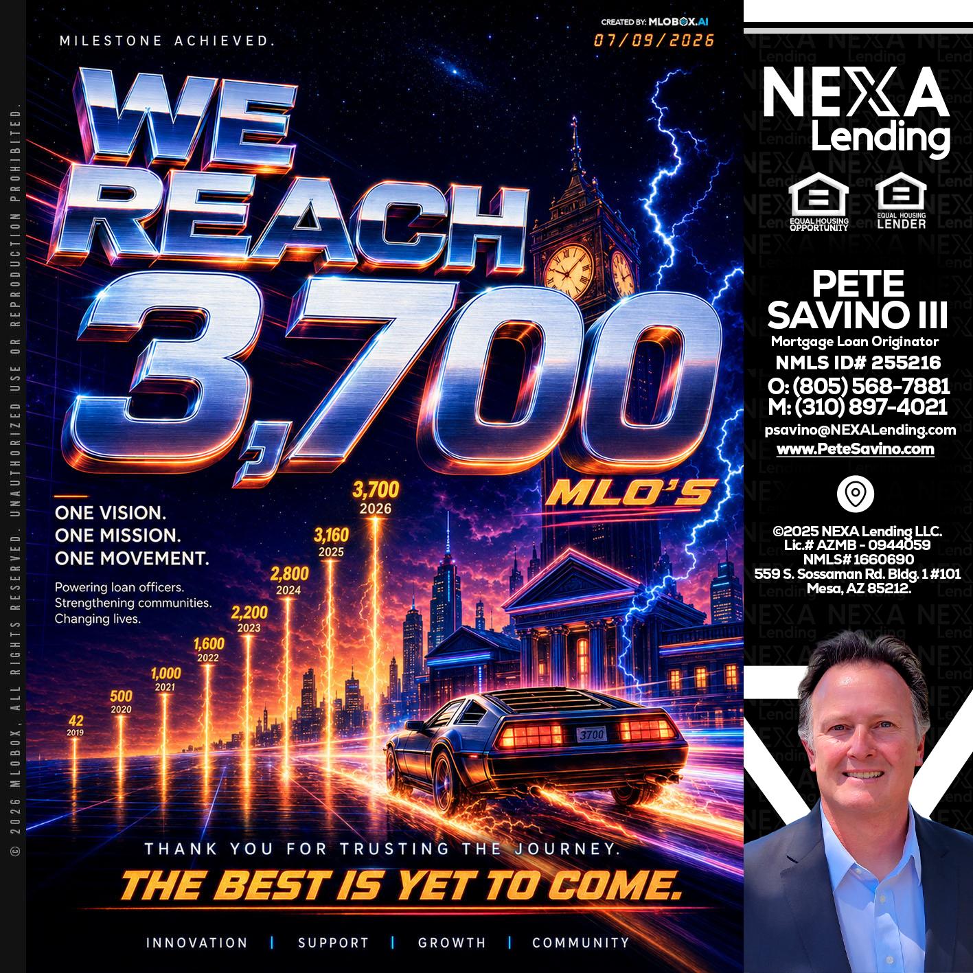3700 MLOs - Pete Savino III -Mortgage Loan Originator