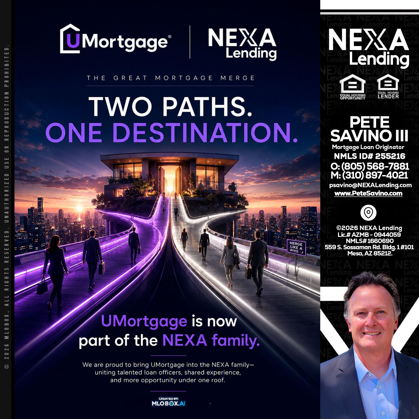two path - Pete Savino III -Mortgage Loan Originator